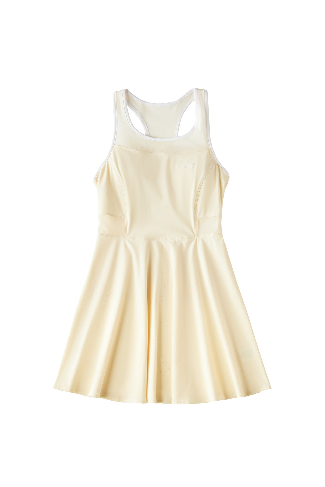 Ramsports Racer Flare Dress in beige