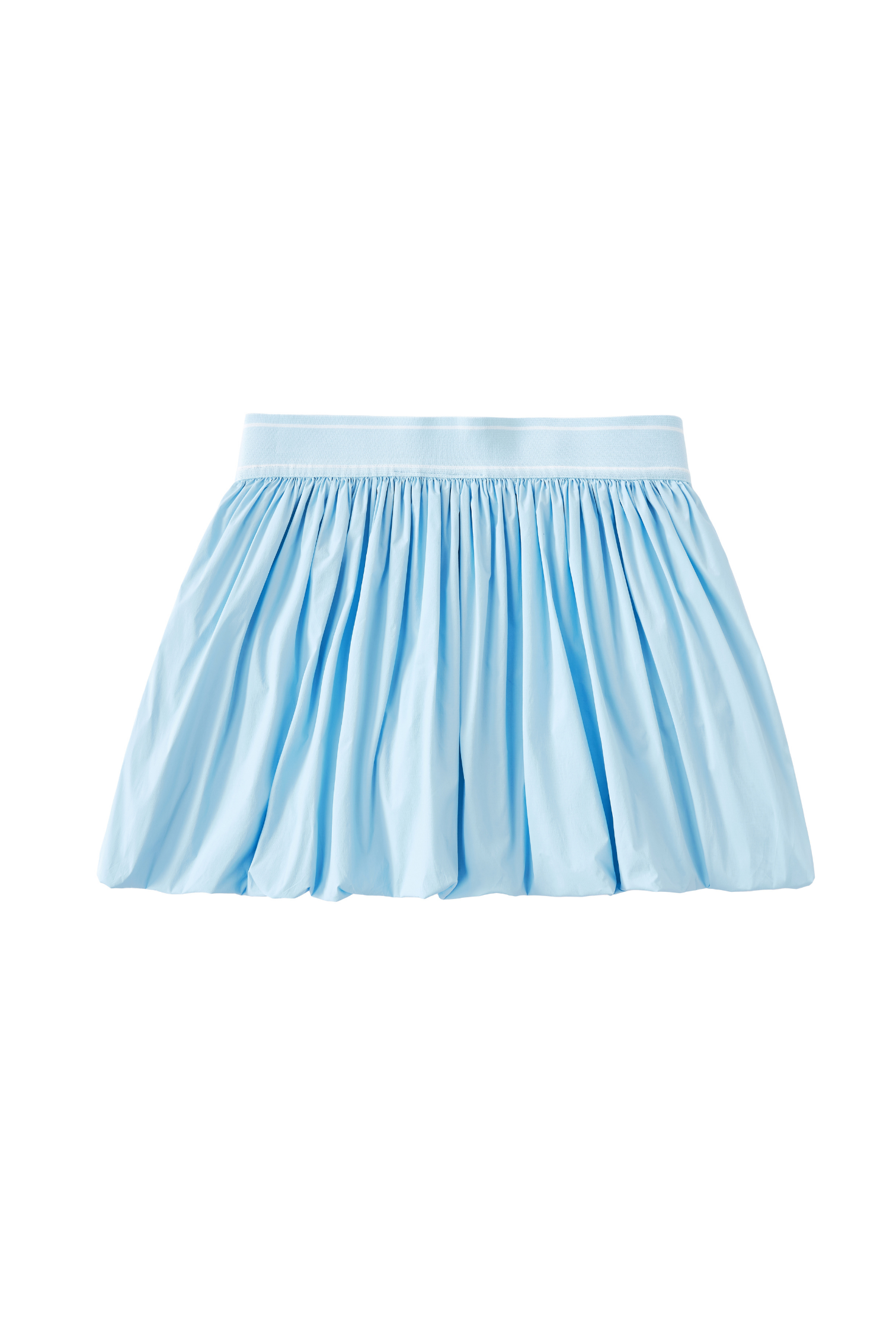 back view of the Ramsports Court Flow Bubble Skirt in blue