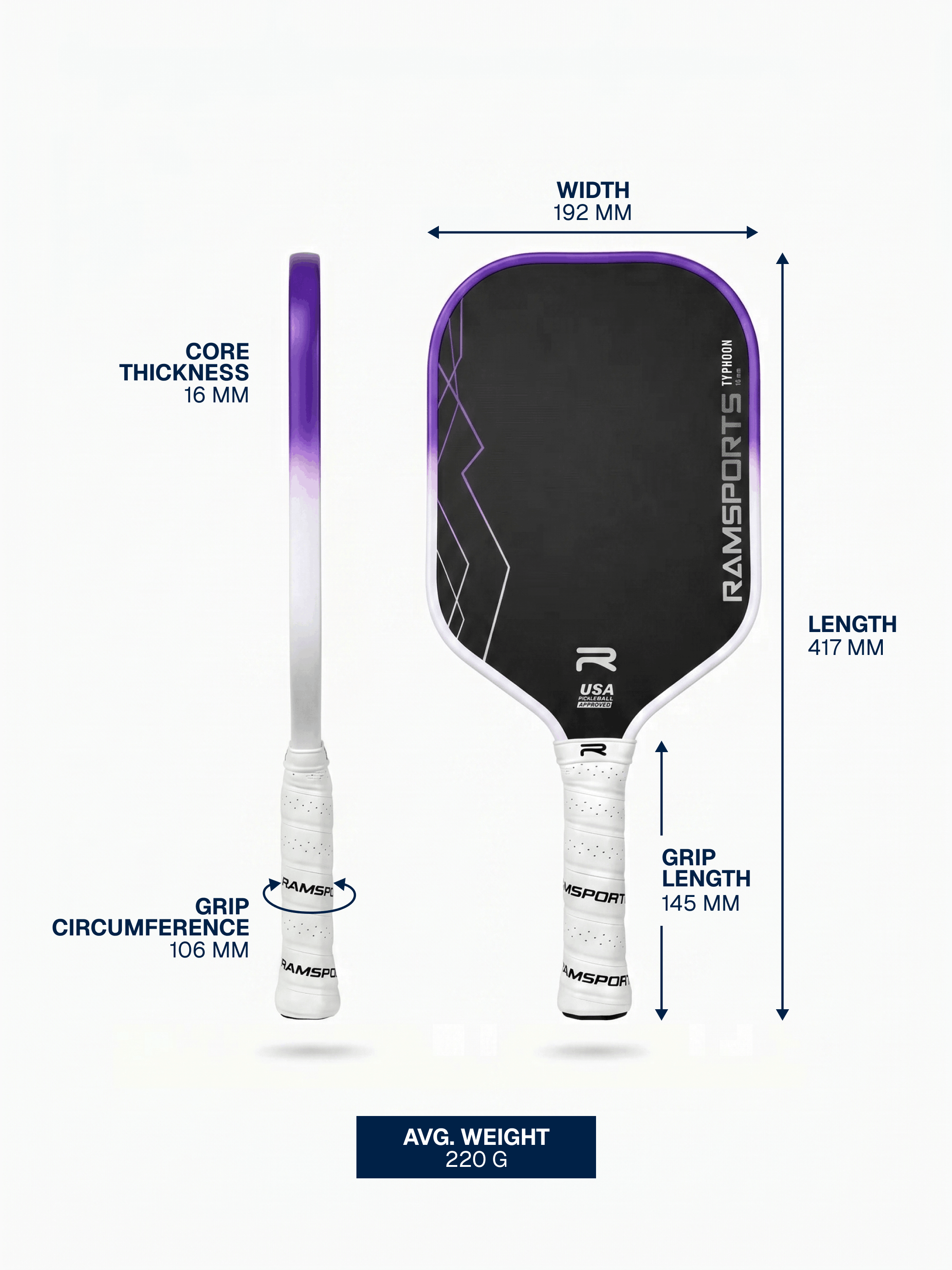 Typhoon Gen 3 Precision Power (Purple | 16mm)