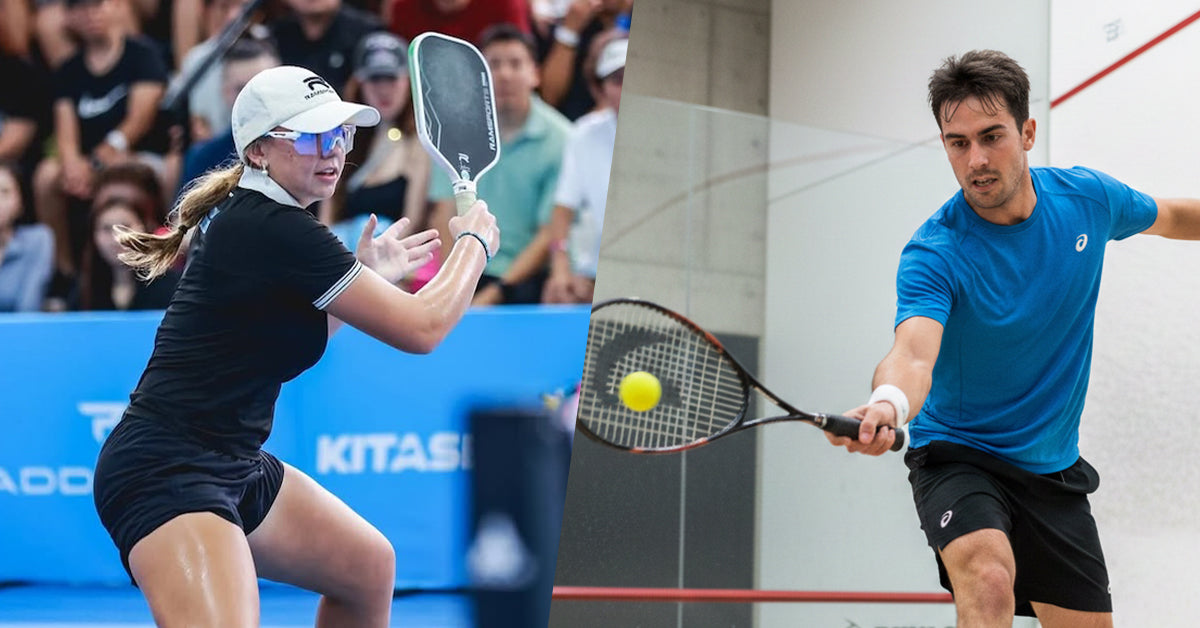 Squash vs Pickleball Blog - Featured Image