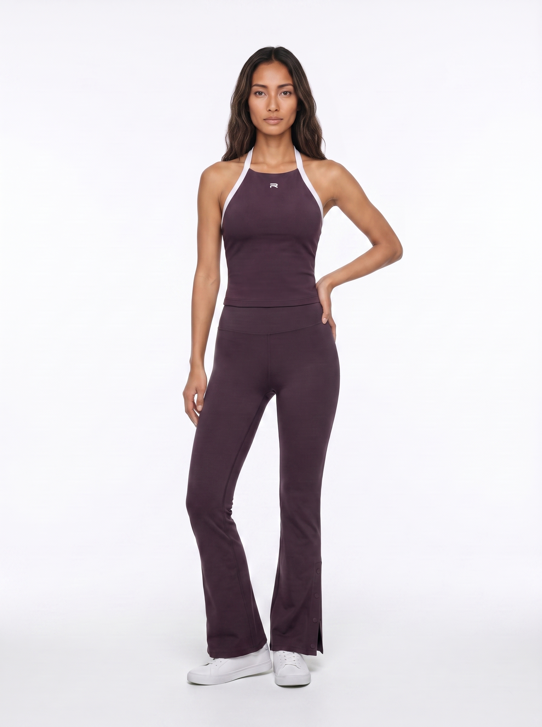 Court-Fitted Halter Top